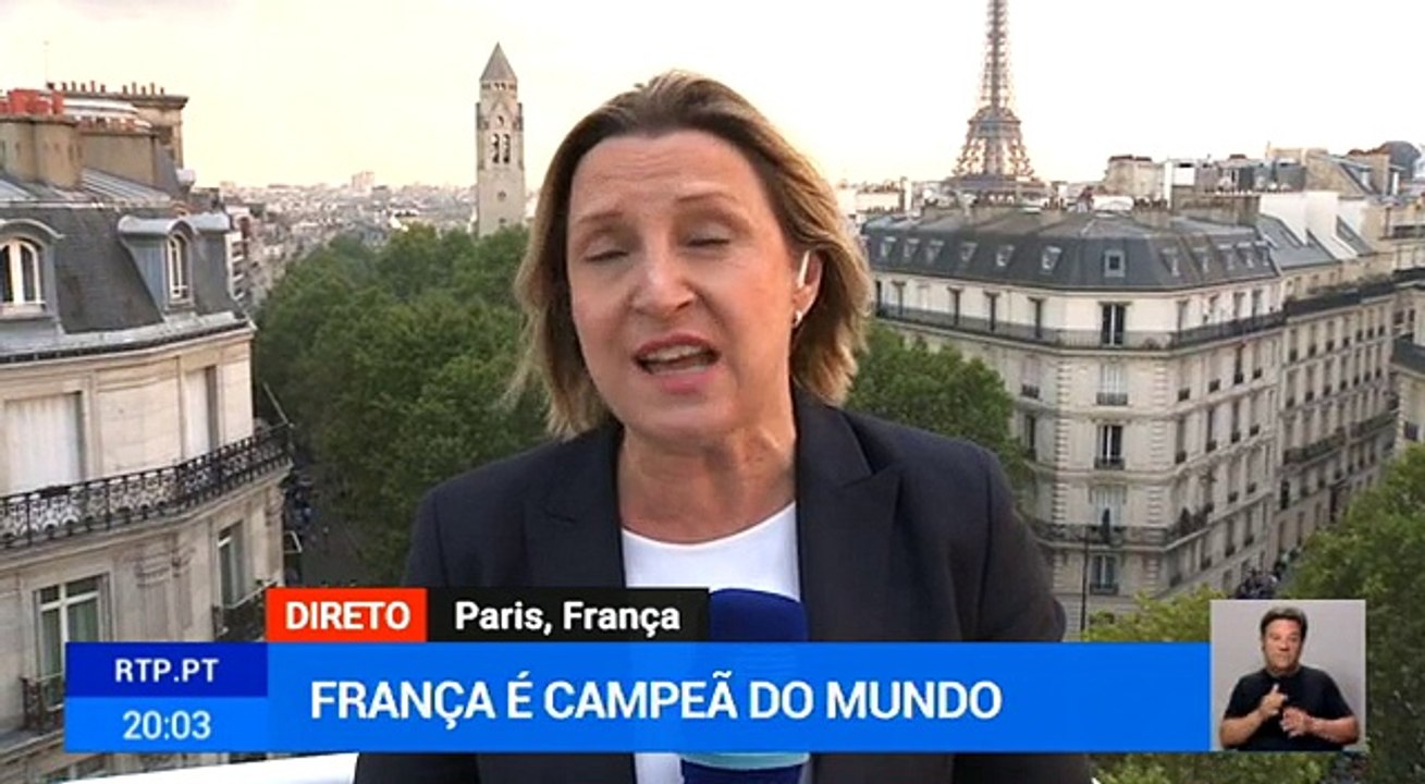 RTP em Paris acompanha a festa dos novos campeões do mundo
