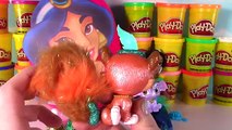 GIANT Disney Princess JASMINE Play-Doh Surprise Egg - Aladdin Toys Palace Pets Shopkins