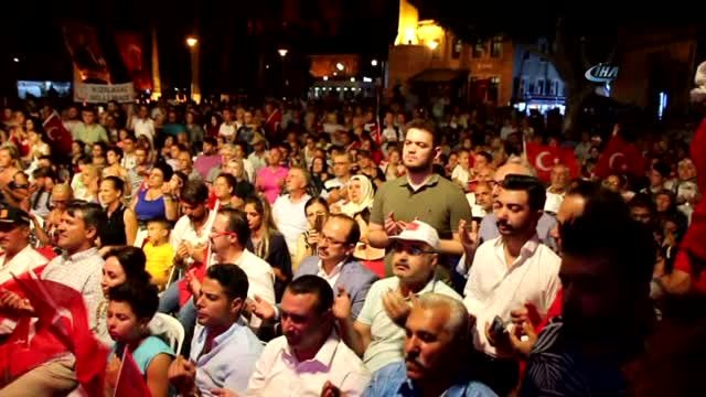 Bodrum'da Binlerce Kişi 15 Temmuz Demokrasi ve Milli Birlik Gününe Sahip Çıktı