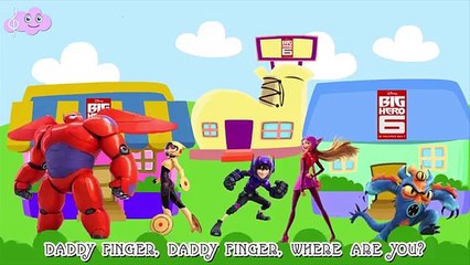 Big Hero 6 BAYMAX Finger Family | Nursery Rhymes | rhymesw | My Nursery rhyme
