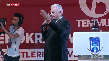 TBMM Başkanı Yıldırım: 15 Temmuz'da milletimiz ay yıldızlı bayrağın altında toplandı