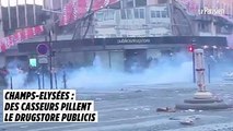 Mondial: Des casseurs pillent le Drugstore Publicis à Champs-Elysées !