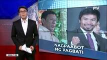 Pres. #Duterte, nagpaabot ng pagbati kay Pacquiao