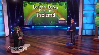 Ellen Plays Dublin Down for a Trip to Ireland