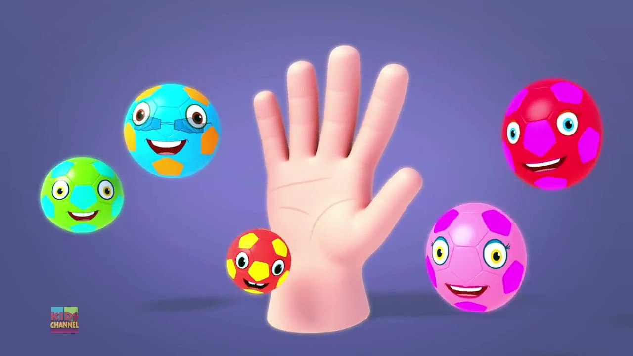 Football Finger Family | Kindergarten Nursery Rhymes For Kids