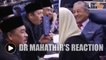 Dr Mahathir smiles as opposition MPs stage walkout