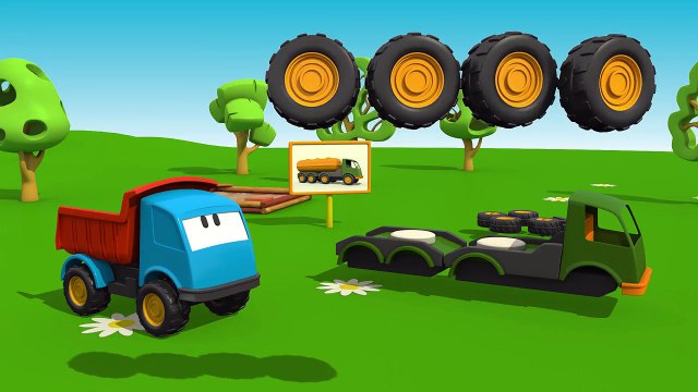 Léo le camion curieux - Le camion citerne | Dessins animés