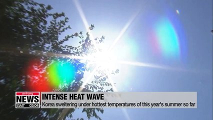 Korea sweltering under hottest temperatures of this year's summer so far