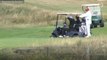 President Trump Plays Golf On His Scottish Course