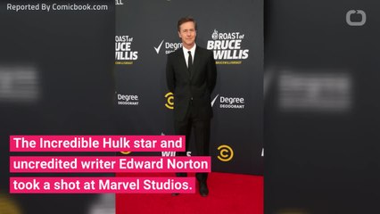Edward Norton Disses Marvel and Hulk At Bruce Willis Roast