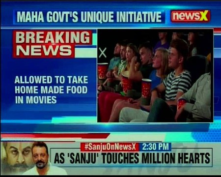 Maharashtra Government allowed movie goers to take outside food in movies theatres