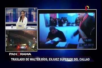 Walter Ríos fue trasladado a la carceleta de la Fiscalía