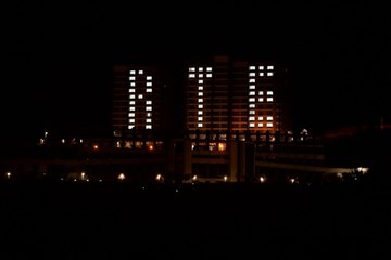 Kız Yurdu Öğrencilerinden Işıklarla 'Rte' Koreografisi