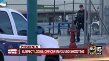 Search for suspect underway after officer-involved shooting in Phoenix