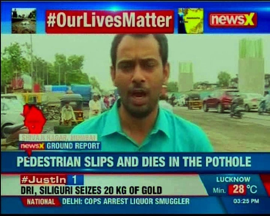 Maximum city maximum mess, Mumbai pothloes take...
