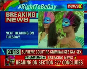 Right to be gay Suprem Court adjourns the session, next hearing in Section 377 is on July 17