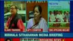Defense Minister Nirmala Sitharaman slams Congress for engaging in communal politics