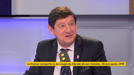 Coupe du Monde des Bleus : "Il y a dans ce match, les germes de solutions pour notre société. Il faut savoir les repérer ", estime Patrick Kanner