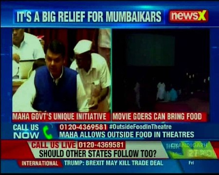 Good news! Maharashtra Govt allows movie goers to take outside food in movies theatres