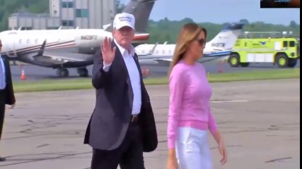 President Trump and Melania Head Back to White House After Bedminster Weekend July 1, 2018