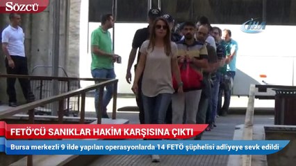 Download Video: Fetö'cü sanıklar hakim karşısına çıktı