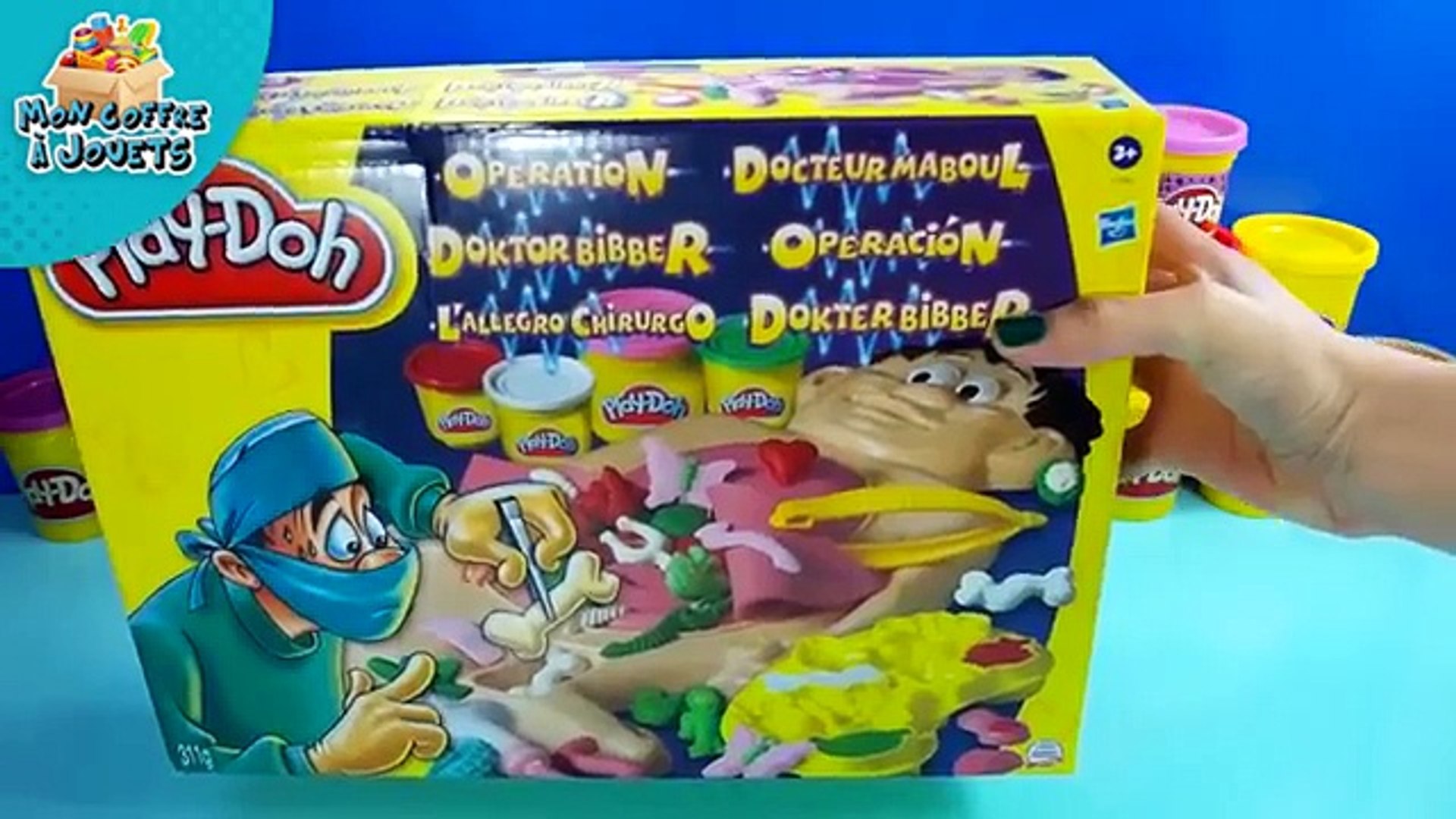Pâte à modeler Play Doh Docteur Maboul Operation Game Doctor Playset Docteur  la Peluche 