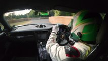 Mark Higgins and Porsche on the Goodwood Speed Run