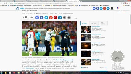 Les Bleus champions du monde : la toile en fusion