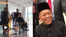 Shahidan berkerusi roda ke Dewan Rakyat