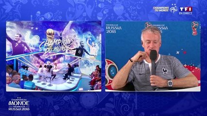 Didier Deschamps, félicité par Bernard Tapie, lui "souhaite beaucoup de courage"