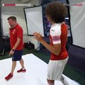 When Matteo Guendouzi officiel pulled on the famous Arsenal shirt for the very first time ⚪️