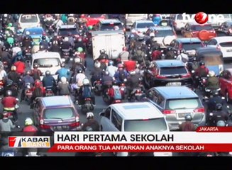 Hari Pertama Sekolah, Jalan Macet Didominasi Pelajar
