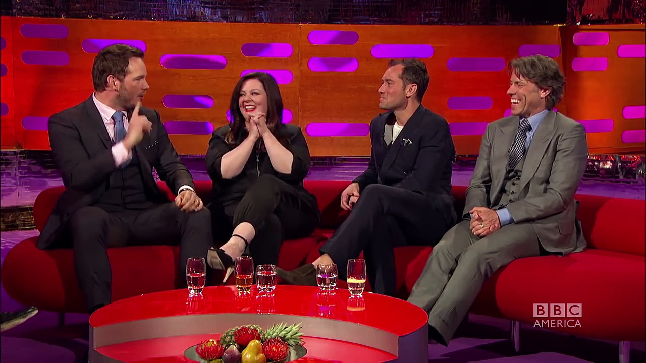 Chris Pratt gets NAKED on Parks and Rec - The Graham Norton Show