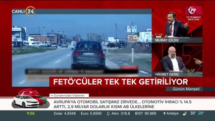 FETÖ'cüler tek tek getiriliyor