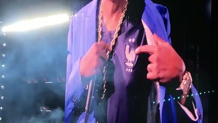 Champions du monde: A Paris, Jay-Z et Beyoncé en maillot de l'équipe de France de foot