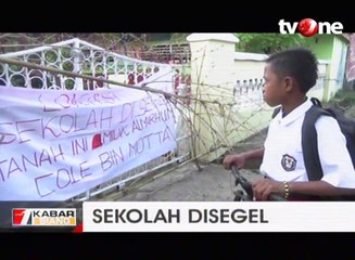 SD 99 Takalar Disegel di Hari Pertama Masuk Sekolah