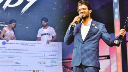 Vijay Deverakonda filmfare Award Get Auctioned