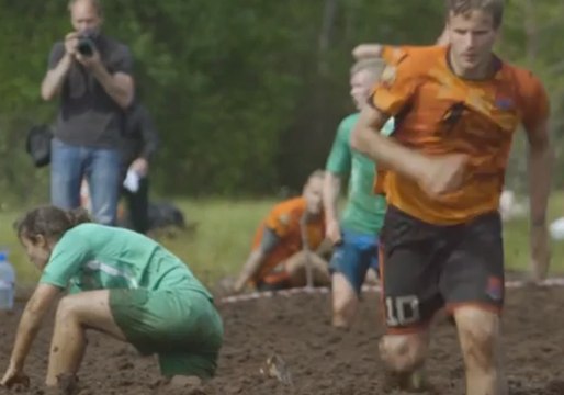 Forget the World Cup - Russian Athletes Battle for Glory in 'Swamp Soccer'