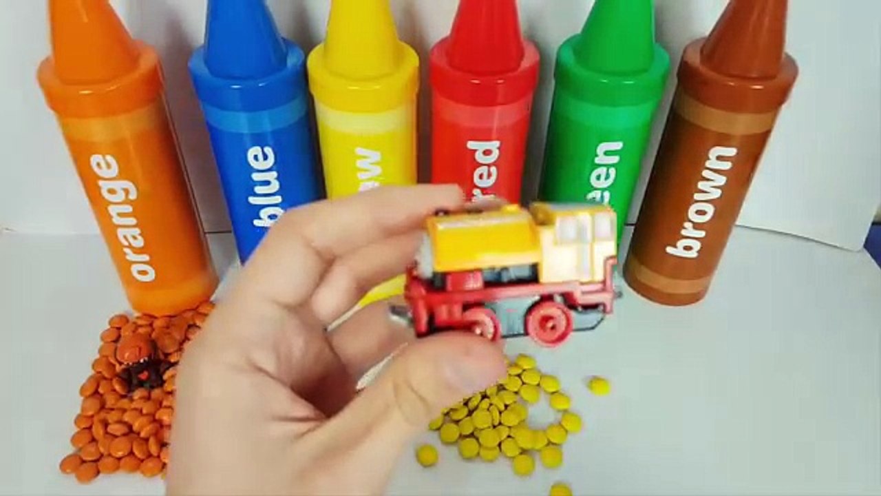 Best Learning Colors Video for Children Crayons with M&Ms Thomas and Friends Toys Paw Patrol