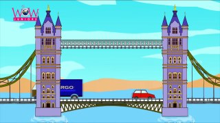 London Bridge Is Falling Down | Animated Nursery Rhymes for Kids | Popular Cartoon Rhymes