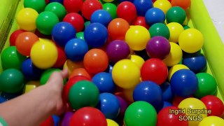 BALL PIT Learn Colors Wet Balloons Compilation | TOP Finger Family songs | Nursery Rhymes
