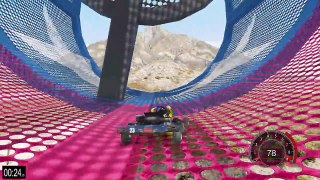 GoKart Arabaları ile Eğlenceli Yarış Örümcek Bebek Örümcek Çocuk Venom ve Meraklı Yarışıyo