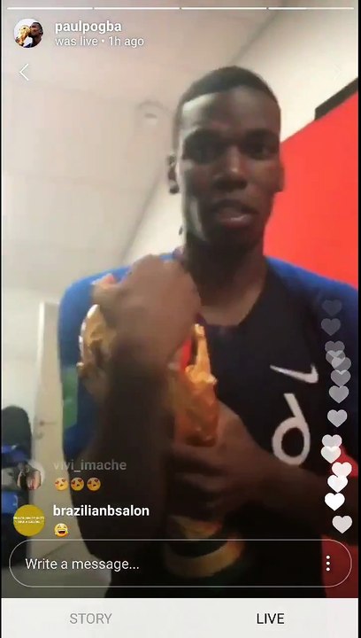 Quand Pogba trolle les Anglais avec un "It's coming home"