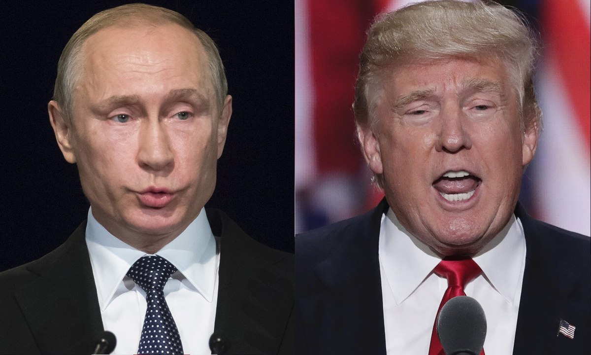 Τι είπαν μπροστά στις κάμερες Τραμπ και Πούτιν