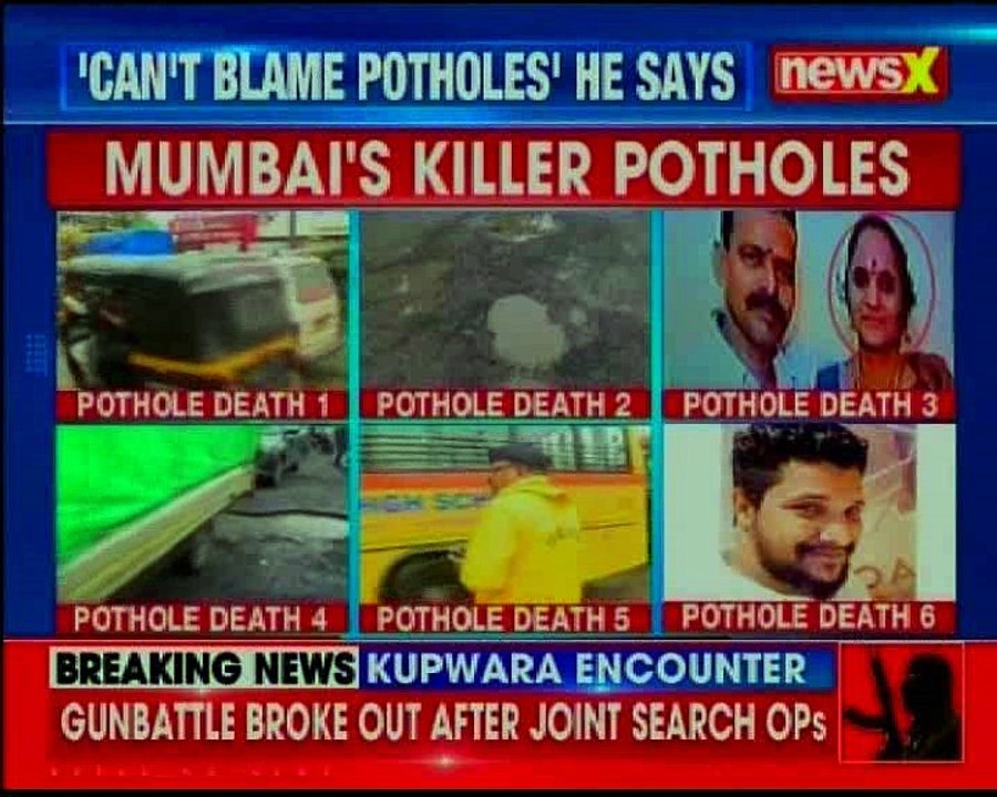 Potholes claim six lives in Mumbai; can't blame potholes for death, says PWD minister