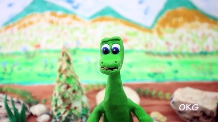 BABY SUPERHEROES BUYS HEALTHY FOOD - Play Doh & Clay Cartoon For Kids