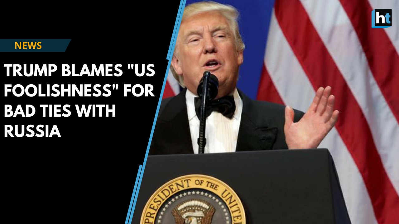 Trump blames ‘US foolishness’ for poor ties with Kremlin, Russian foreign ministry likes tweet