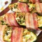 Bacon Wrapped STUFFED Zucchini is the low-carb dinner of your dreams. Full recipe: