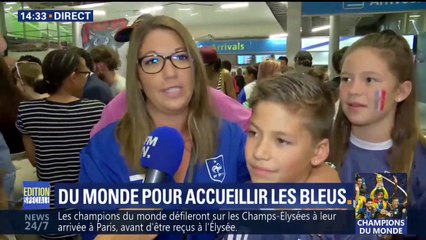 Beaucoup de supporters attendent les Bleus à Roissy… mais ils ne les verront probablement pas