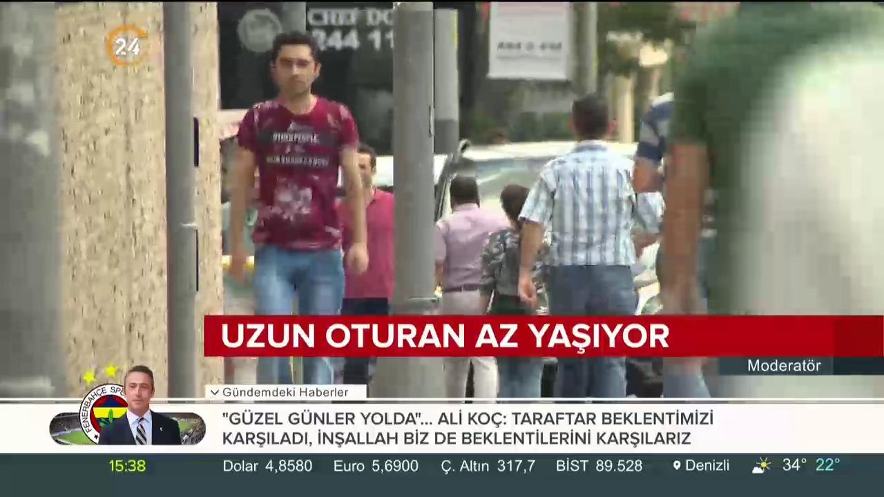 Uzun oturan az yaşıyor